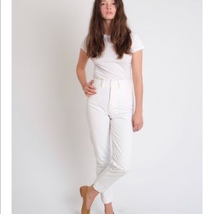 NWT Jesse Kamm Ranger Pant in Salt White